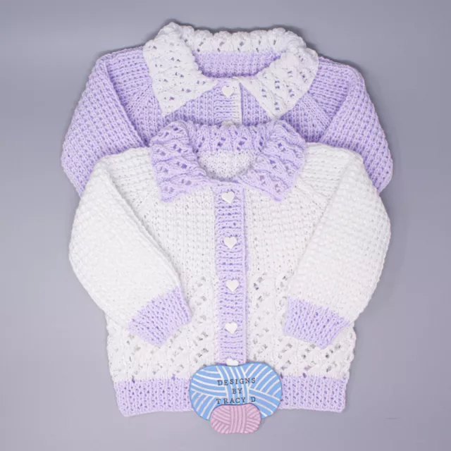 Baby Knitting Patterns  Cardigan from Designs By Tracy D