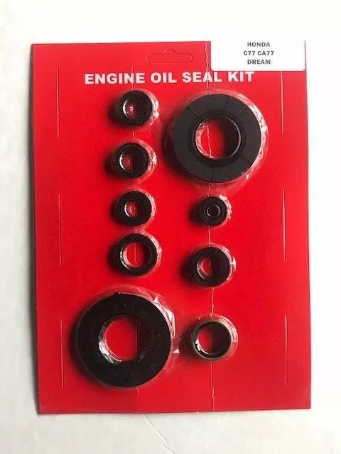 Honda 305 Dream C77 Engine Oil Seal Kit CA77 C72 1960 -1968 Clutch Shift Kick