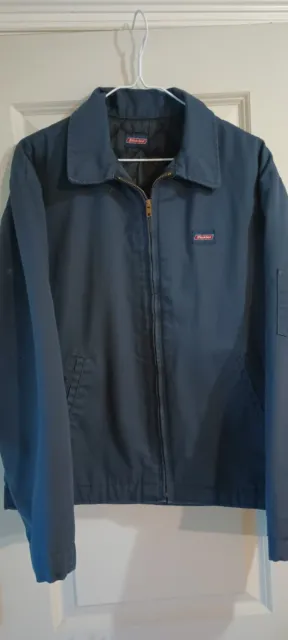 Dickies Men's  Insulated Navy Blue Work Jacket Size Medium