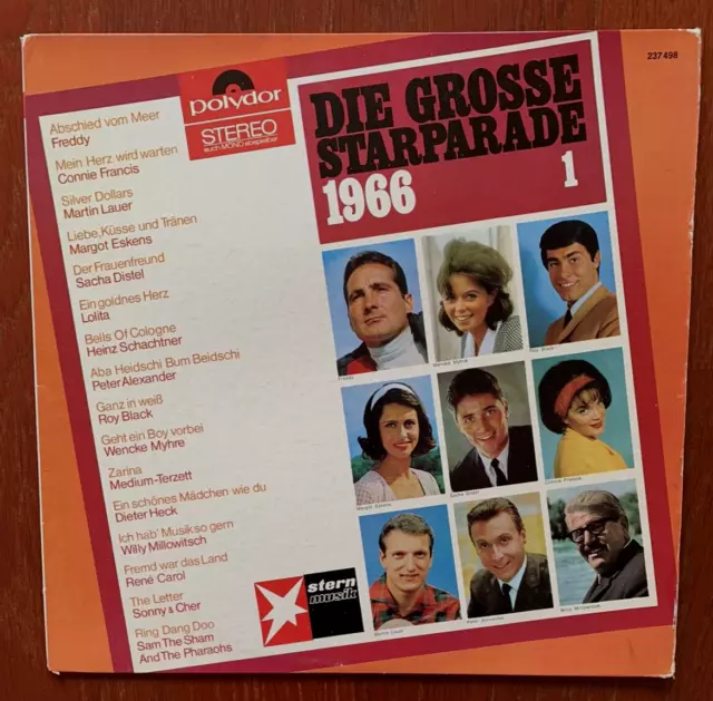 DIE GROSSE STARPARADE 1966 ❤️ 12" Schallplatte Vinyl LP Musik