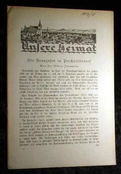 Unsere Heimat. - Neue Folge Jahrgang II., 1929, Nr. 5 - Monatsblatt des Vereines