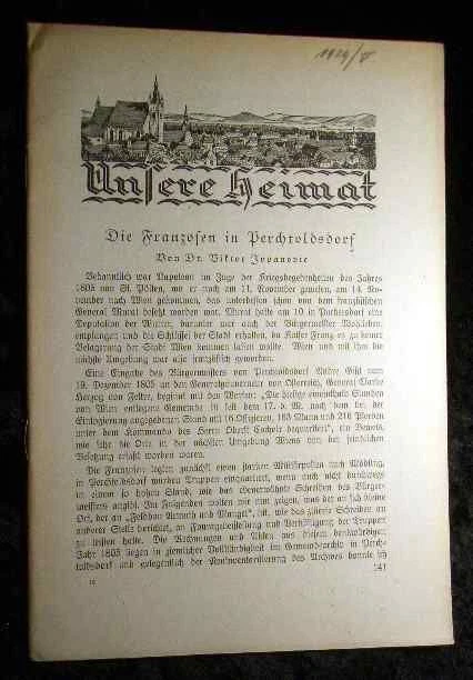 Unsere Heimat. - Neue Folge Jahrgang II., 1929, Nr. 5 - Monatsblatt des Vereines