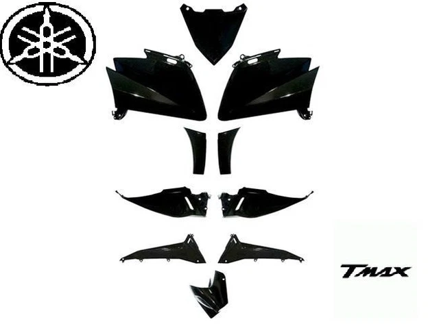 Kit Carene 17 Pezzi Nero Lucido Per Yamaha T-Max 560 2020/2021 – Ricambio Estetico Completo