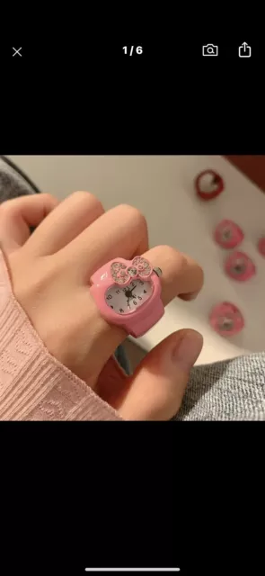 hello kitty ring watch