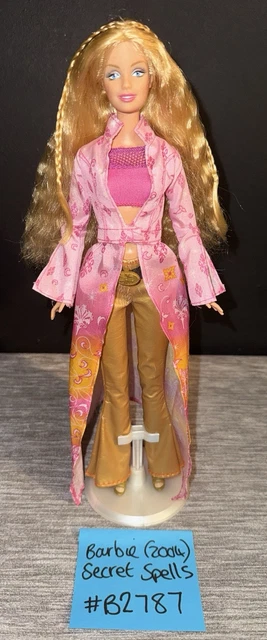 Barbie Vintage Années 90/2000 Cheveux Cendrés - Modèle Secret Spells 2003, Occasion, Collection Raiponce
