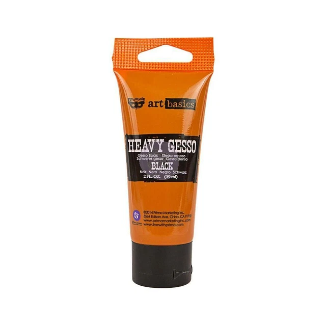 Finnabair Art Basics Heavy Gesso 2 oz - Negro 962968 ERA $5.00