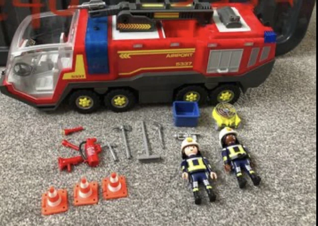 PLAYMOBIL 71371 Airport Fire Truck With Light & Sound - Adventure Toy For Kids 5+ - View #12