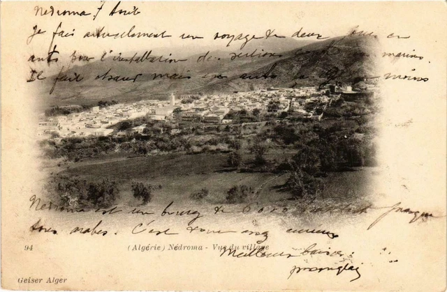 Carte Postale Ancienne AK ALGERIA - Geiser 31 Oudjda - Camp Militaire