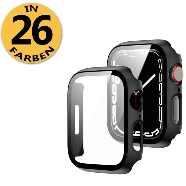 Case für Apple Watch Series 1-8 SE 38-49mm | Schutzhülle Bumper | 360-Grad Cover