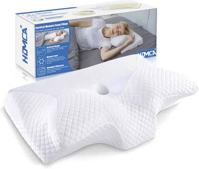 Cervical Pillow Memory Foam Pillows - Contour Memory Foam Pillow for Neck Pain R
