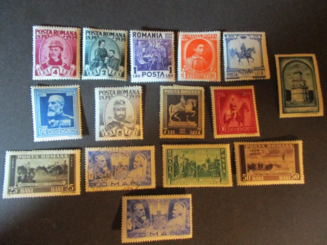 Romania #475-88 Mint Hinged  1 Used  DWPhilatelic (2/23)