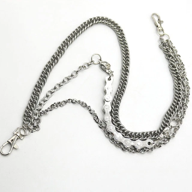 SKULL PANTS CHAIN Man Keychain Jeans Biker Wallet Mens 10.99 PicClick