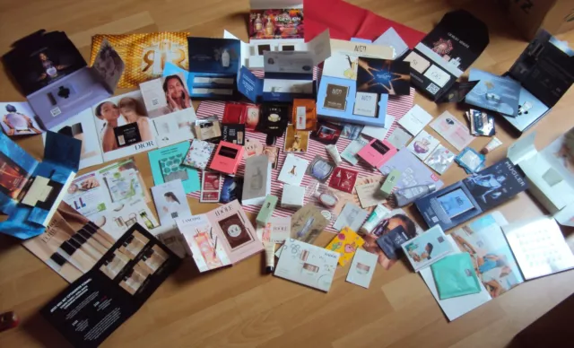12 TLG PROBEN Mix Geschenk Paket für FRAUEN Parfum Kosmetik Beauty Fun
