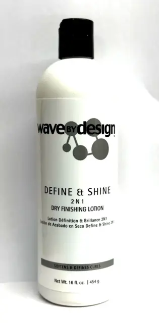 Design Essentials Wave by Design Define & Shine 2n1 Dry Finishing Lotion 16oz