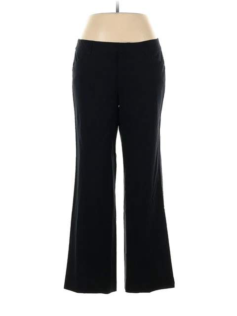 Womyn Women Black Dress Pants 12