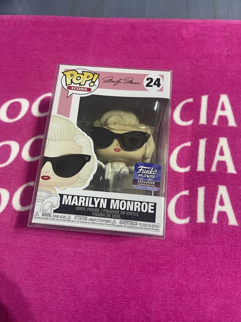 Funko Pop! HOLLYWOOD EXCLUSIVE Marilyn Monroe Funko Pop Icons #24 Sunglasses