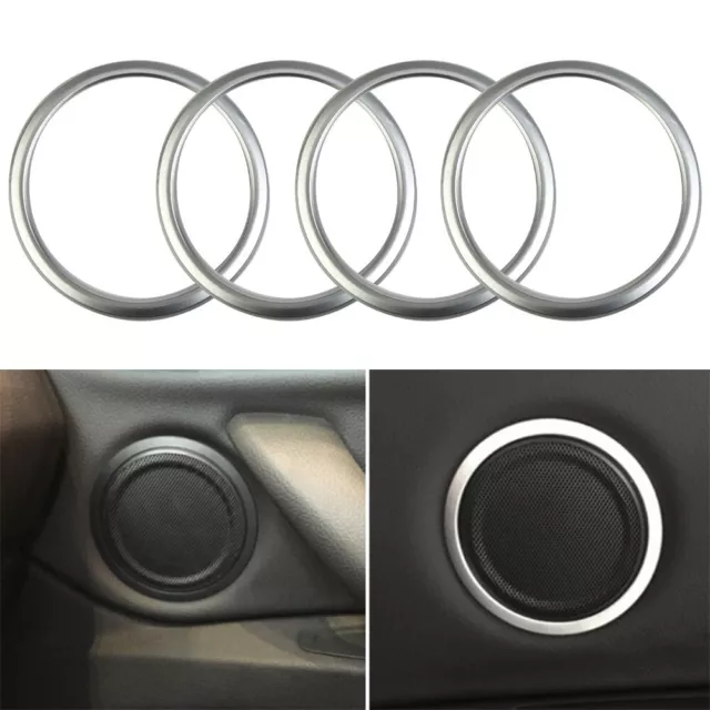 Bague de porte-haut-parleur en acier inoxydable adaptée sur mesure pour BMW X1 2