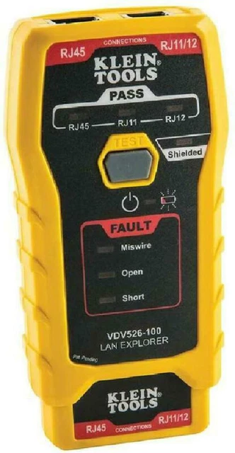 Klein Tools Lan Explorer Data Cable Tester With Remote Vdv526-100