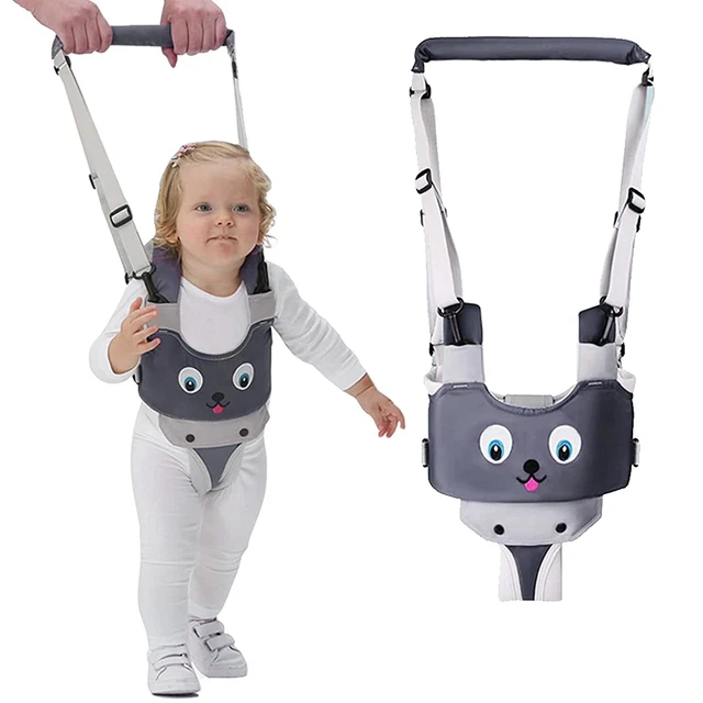 Baby Walker, Handheld Kids Toddler Walking Harness Helper for 7-24 Month (Grey)