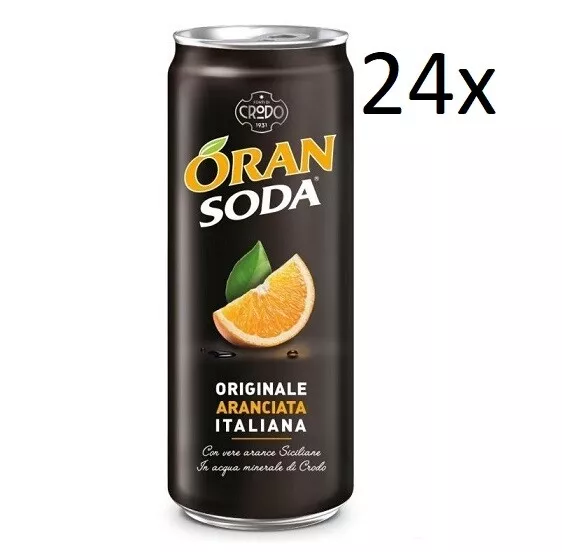 24 Dose Oransoda 330 ml Campari Orange Orangenlimonade italienisch trinken
