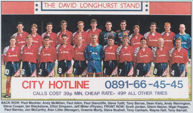 York City Football Team Photo>1994-95 Season