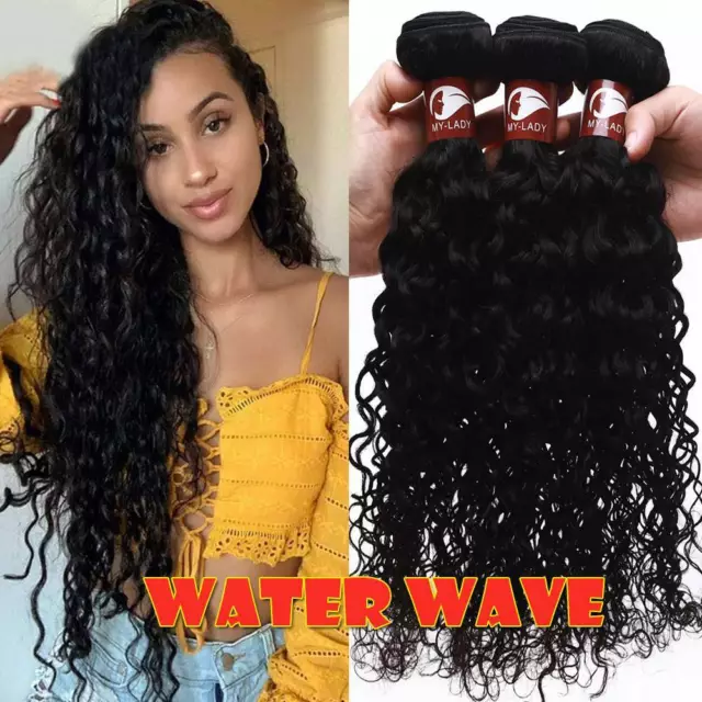 Thick Brazilian Virgin Human Hair Extension Weave Weft Sew In 100g Deep-Curls UK