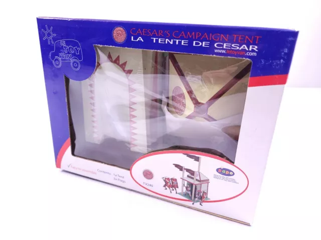 Le Toy Van Wooden Caesar’s Campaign Tent TV240 New & Sealed