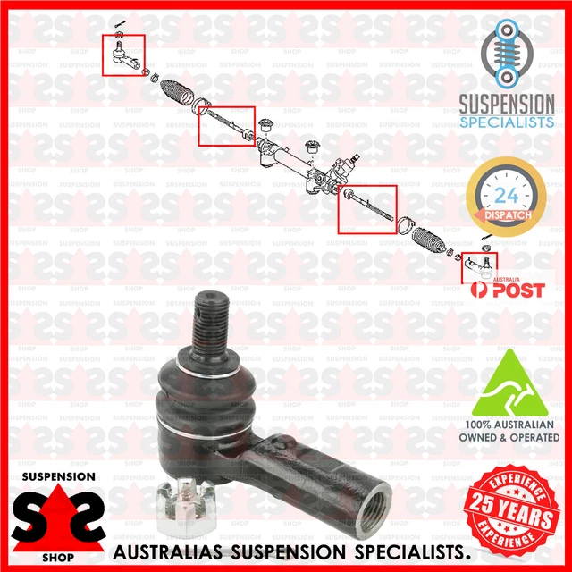 Cozza Front Outer Tie Rod End Set LH+RH For Toyota Hilux LN65R 2.4L 2L 1983-1988 4x4