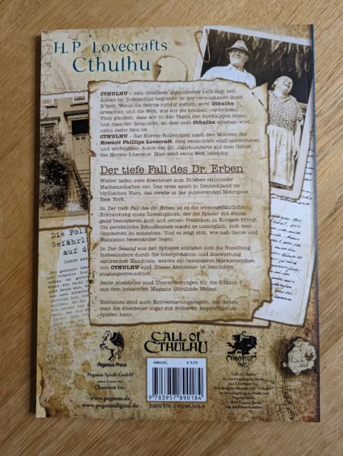 Cthulhu: Der tiefe Fall des Dr. Erben - Softcover - Out Of Print - Selten! 2