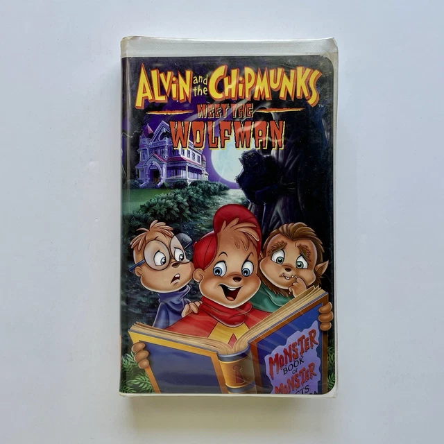 ALVIN AND THE Chipmunks Meet the Wolfman (2000) Vintage Clamshell VHS ...