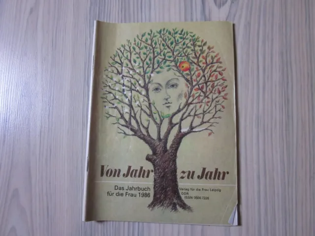 DDR ZEITSCHRIFT ~ VON JAHR ZU JAHR  ~ Jahrbuch 1986 ~ Verlag für die Frau