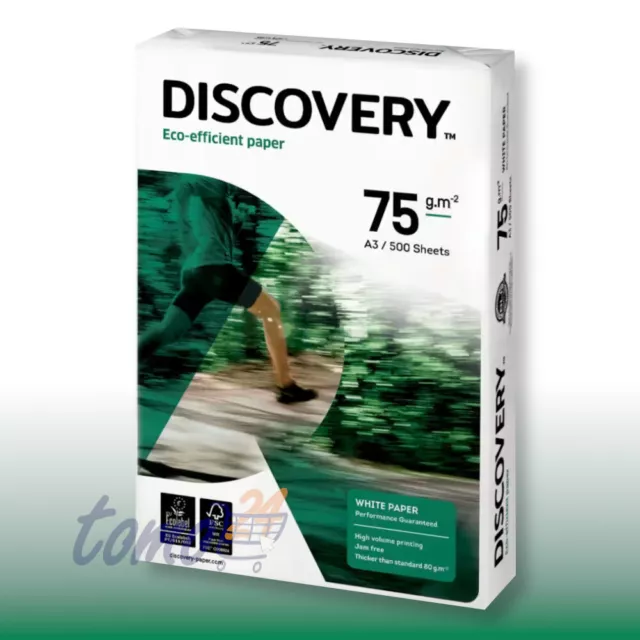 Discovery Kopierpapier A3 75g/m2 (1 Karton; 2.500 Blatt)