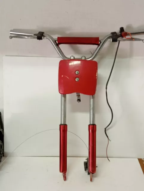 ricambi minicross forcella manubrio pinza leve freno mini moto minimoto cross