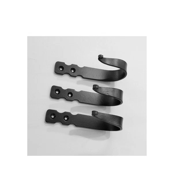 3 PCS Wall Mount  Metal Single Hooks for Hanging Hat, Coat, Robe, Towel, Clothes