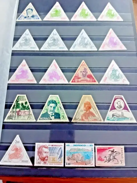 Lot de 20 timbres Monaco (Lot 29) - Non oblitérés mais sans gomme Etat Correct