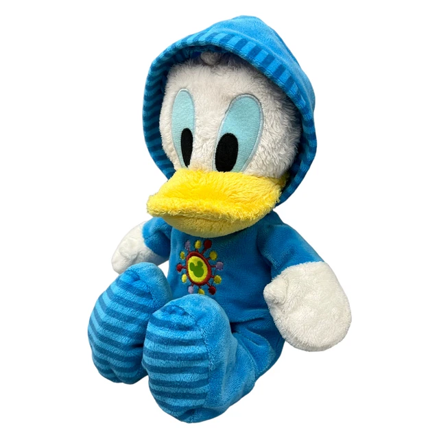 Disney Donald Duck blauer Anzug Stofftier Schlafanzug Pyjama Mickey Mouse 26cm