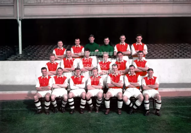 1949 1950 Team Line Up Photo Quality Print Arsenal Choose Size Highbury