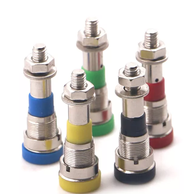 5Pcs 4mm Speaker Terminal Socket Binding Post Nut Banana Plug Jack Connector