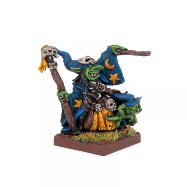 PRESALE Goblin Wiz Kings of War Warhammer Fantasy 28mm D&D Mini DND Mantic THG