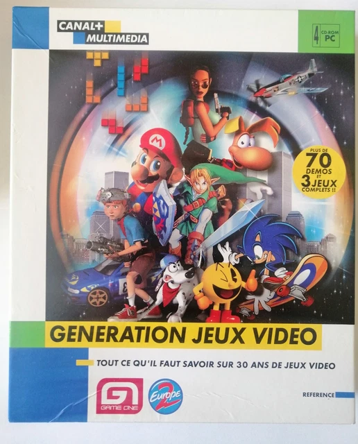 Jeux PC Génération Jeux Vidéos - Big Box Avec 70+ Démos Et 3 Jeux Complets - Bon état