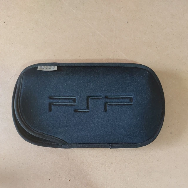 Custodia imbottita morbida nera originale ufficiale SONY PSP Playstation