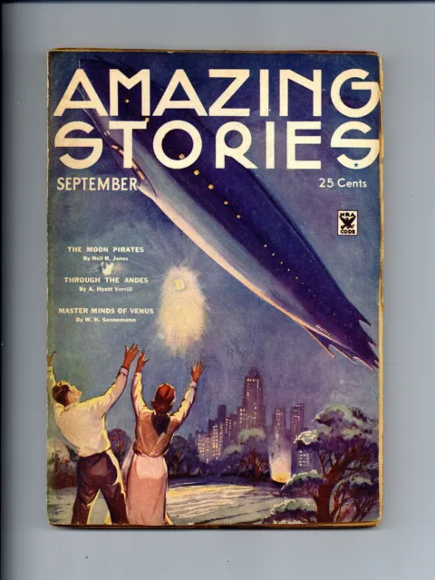 Amazing Stories Pulp Sep 1934 Vol. 9 #5 GD/VG 3.0