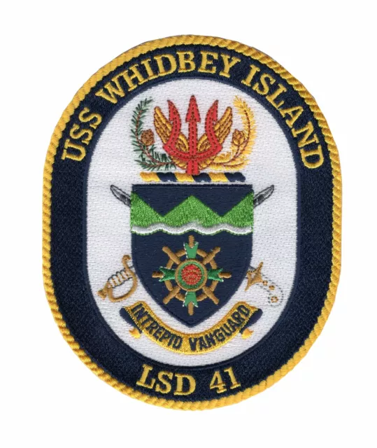 USS Whidbey Island LSD-41 Dock Landing Ship Patch