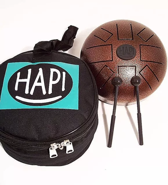 Hapi Drum MINI inkl. Tasche und Schlegel Handpan tankdrum Zungen/Schlitztrommel