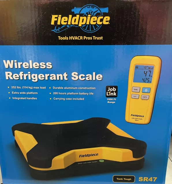 Fieldpiece SR47  Wireless Refrigerant Scale with Remote