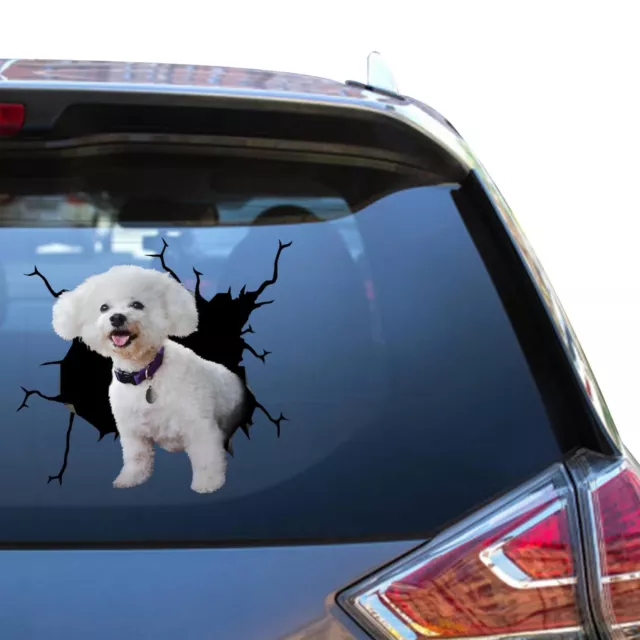 Bichon Frise Stickers Bichon Frise Window Decal Bichon Frise Gift Dog Sticker