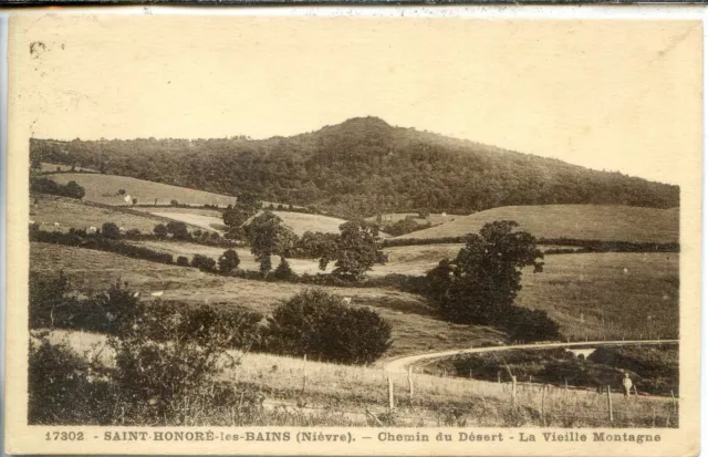 CP 58 Nièvre - Saint-Honoré-les-Bains - Chemin du desert - La Vieille Montagne