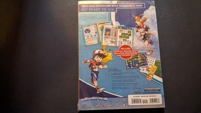 POKEMON LET'S GO Pikachu Evee Official Trainer's Guide Pokedex $62.73 ...