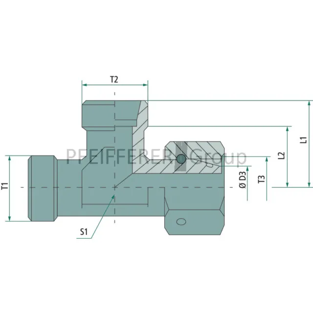 Raccourci en L réglable hydraulique X-ELV 42 L DKO 2