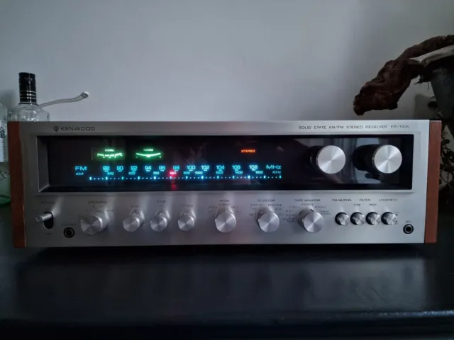 Kewood KR 7400 Vintage Receiver der 70erJahre Legendärer High End Bolide Silber